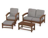 Thumbnail for Trex Rockport 4-Piece Deep Seating Conversation Group