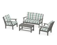 Thumbnail for Trex Yacht Club 4-Piece Deep Seating Chair Set