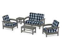 Thumbnail for Trex Rockport Club 6-Piece Deep Seating Conversation Set