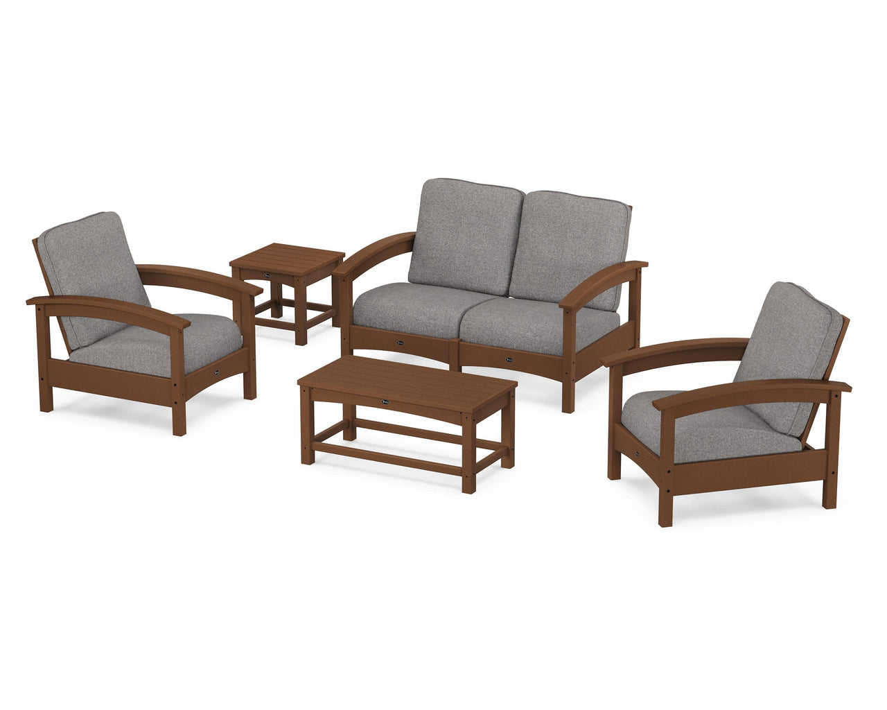 Trex Rockport Club 6-Piece Deep Seating Conversation Set