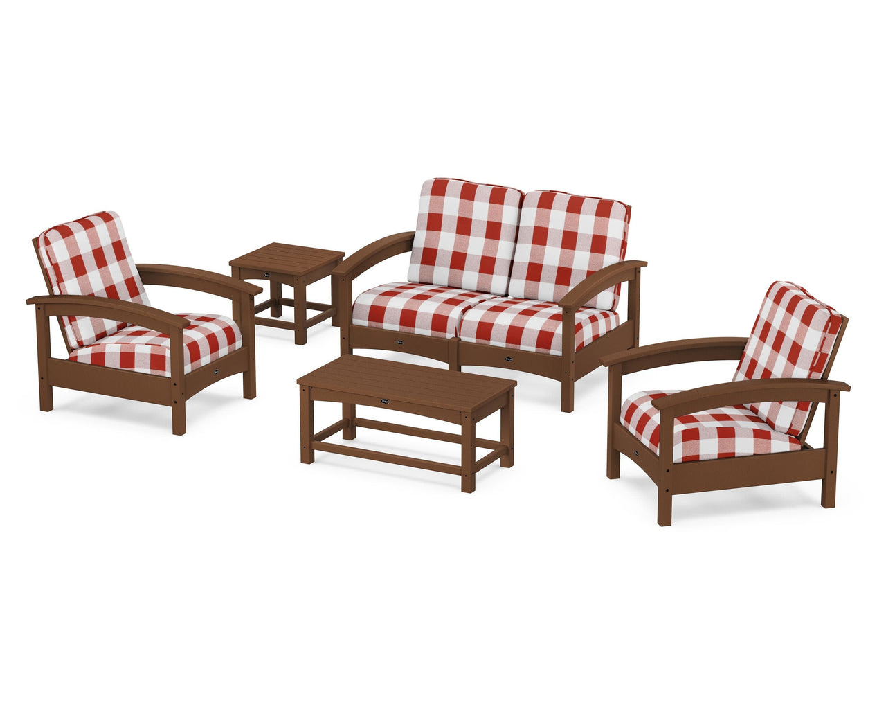Trex Rockport Club 6-Piece Deep Seating Conversation Set