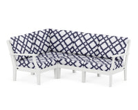 Thumbnail for Trex Yacht Club Modular 4-Piece Deep Seating Set