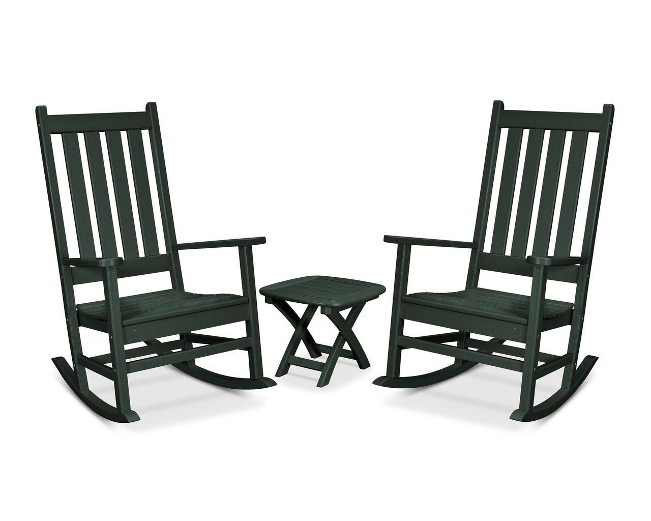Trex Cape Cod 3-Piece Porch Rocking Chair Set