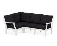 Thumbnail for Trex Yacht Club Modular 4-Piece Deep Seating Set