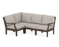 Thumbnail for Trex Yacht Club Modular 4-Piece Deep Seating Set