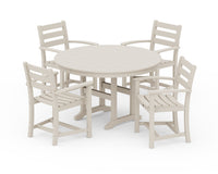 Thumbnail for Trex Monterey Bay 5-Piece Round Dining Set - Sand Castle