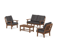 Thumbnail for Trex Cape Cod 4-Piece Deep Seating Set with Loveseat