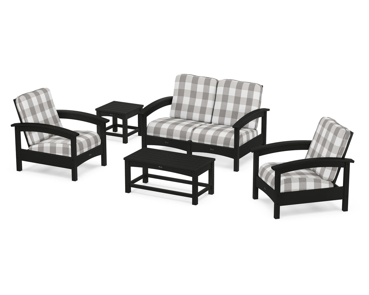 Trex Rockport Club 6-Piece Deep Seating Conversation Set