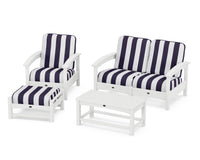 Thumbnail for Trex Rockport 4-Piece Deep Seating Conversation Group