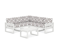 Thumbnail for Trex Eastport 6-Piece Deep Seating Sectional + Coffee Table Set