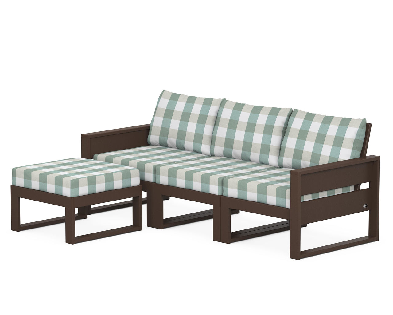 Trex Eastport 4- Piece Sectional with Ottoman
