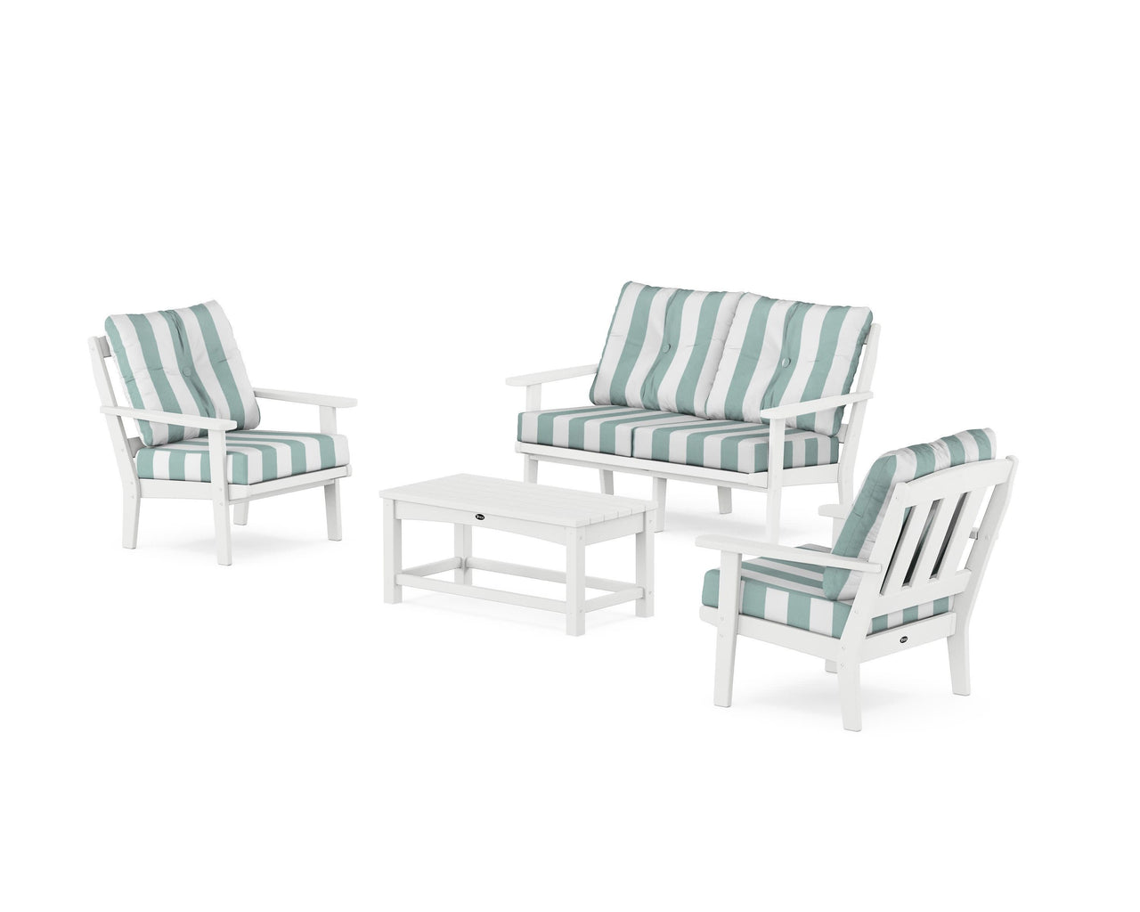 Trex Cape Cod 4-Piece Deep Seating Set with Loveseat