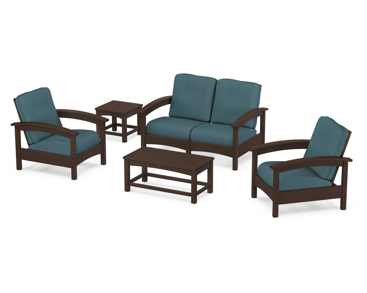 Trex Rockport Club 6-Piece Deep Seating Conversation Set