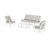 Thumbnail for Trex Cape Cod 4-Piece Deep Seating Set with Sofa