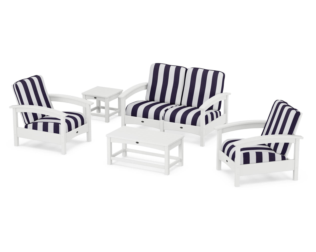 Trex Rockport Club 6-Piece Deep Seating Conversation Set