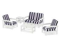 Thumbnail for Trex Rockport Club 6-Piece Deep Seating Conversation Set