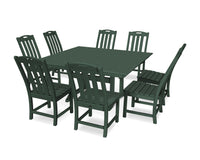 Thumbnail for Trex Yacht Club 9-Piece Farmhouse Trestle Side Chair Dining Set