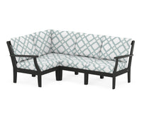 Thumbnail for Trex Yacht Club Modular 4-Piece Deep Seating Set