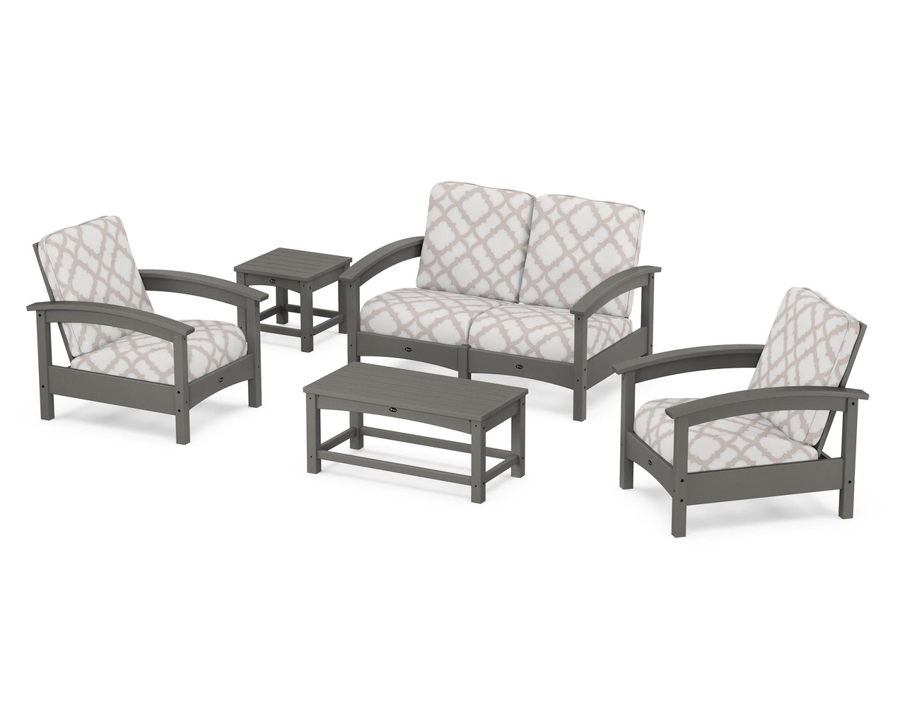 Trex Rockport Club 6-Piece Deep Seating Conversation Set