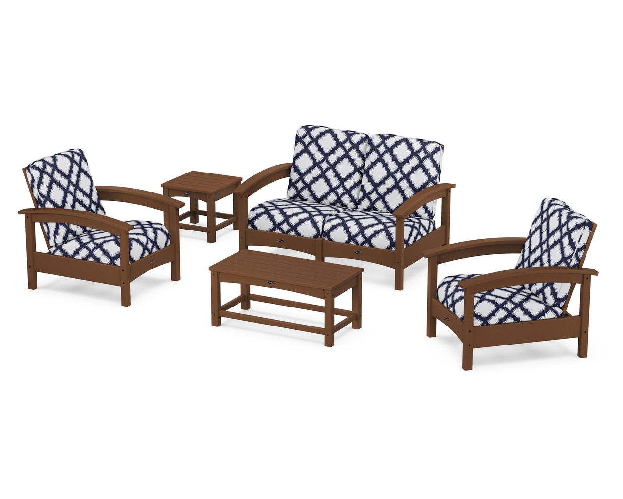 Trex Rockport Club 6-Piece Deep Seating Conversation Set