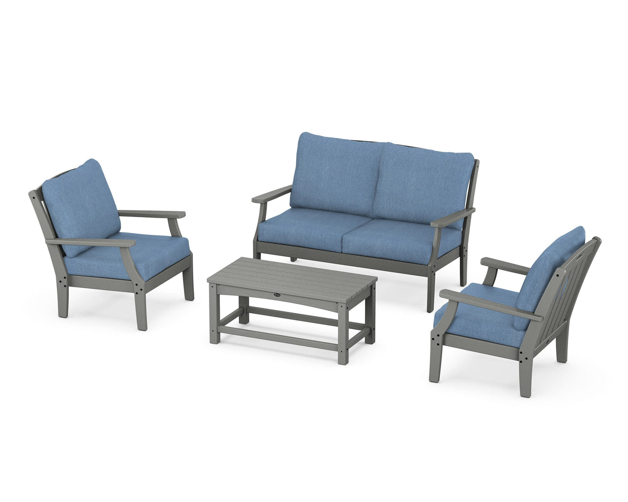 Trex Yacht Club 4-Piece Deep Seating Chair Set