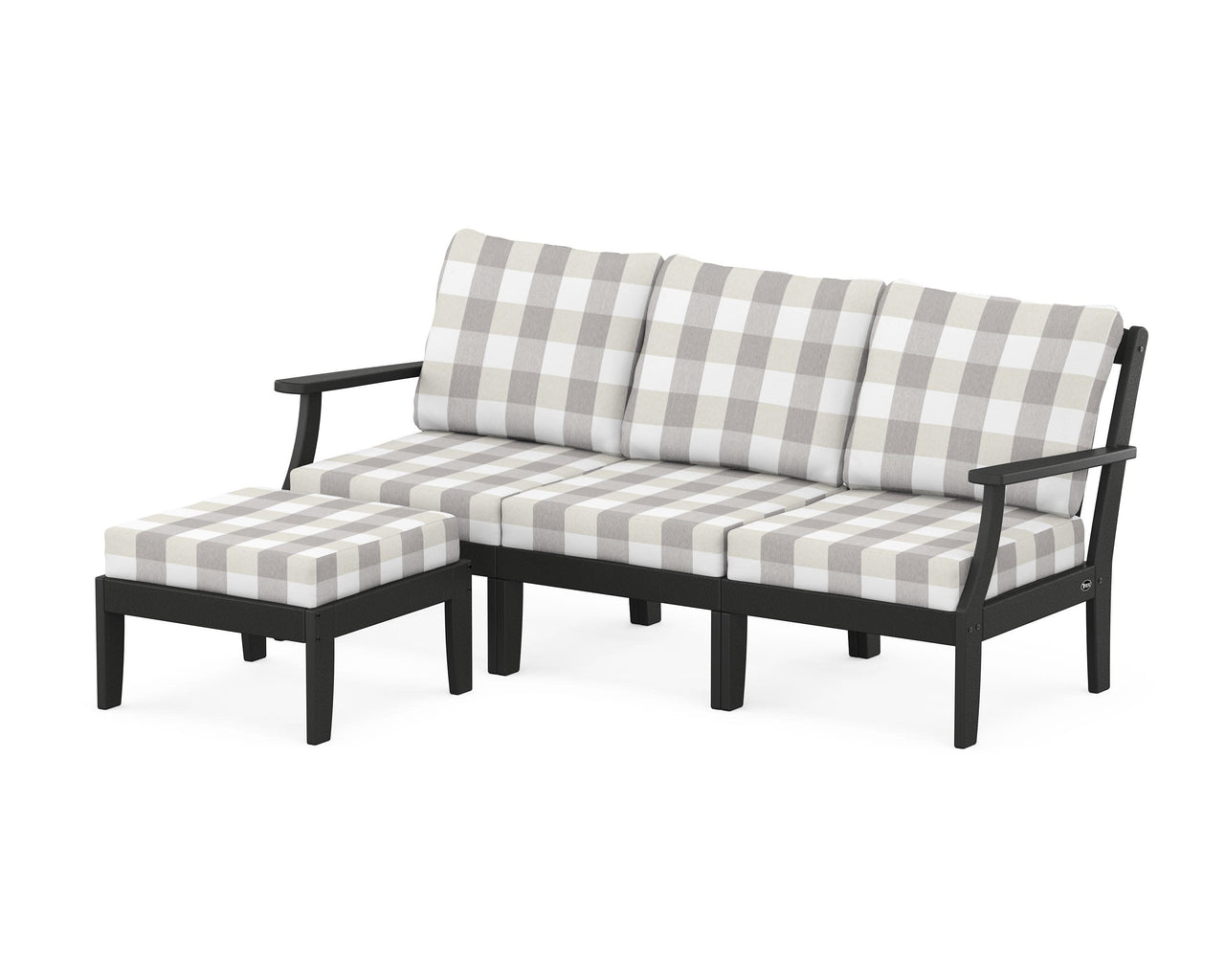 Trex Yacht Club Modular 4-Piece Deep Seating Set with Ottoman