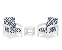 Thumbnail for Trex Rockport Club 3-Piece Deep Seating Conversation Set