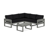 Thumbnail for Trex Eastport 6-Piece Deep Seating Sectional + Coffee Table Set