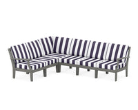 Thumbnail for Trex Yacht Club Modular 6-Piece Deep Seating Set
