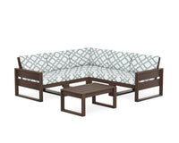 Thumbnail for Trex Eastport 6-Piece Deep Seating Sectional + Coffee Table Set