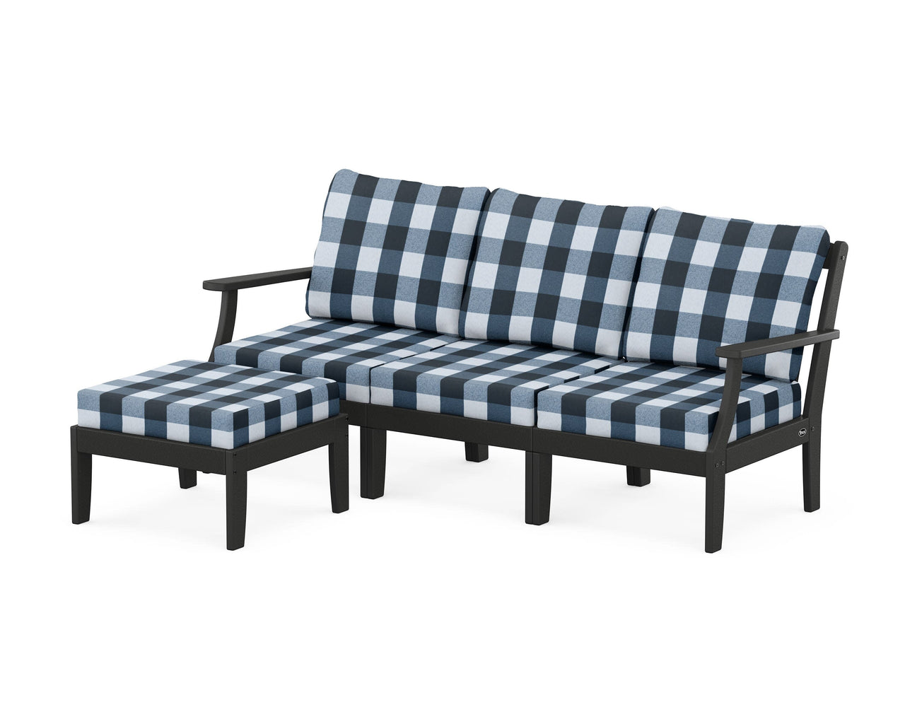 Trex Yacht Club Modular 4-Piece Deep Seating Set with Ottoman