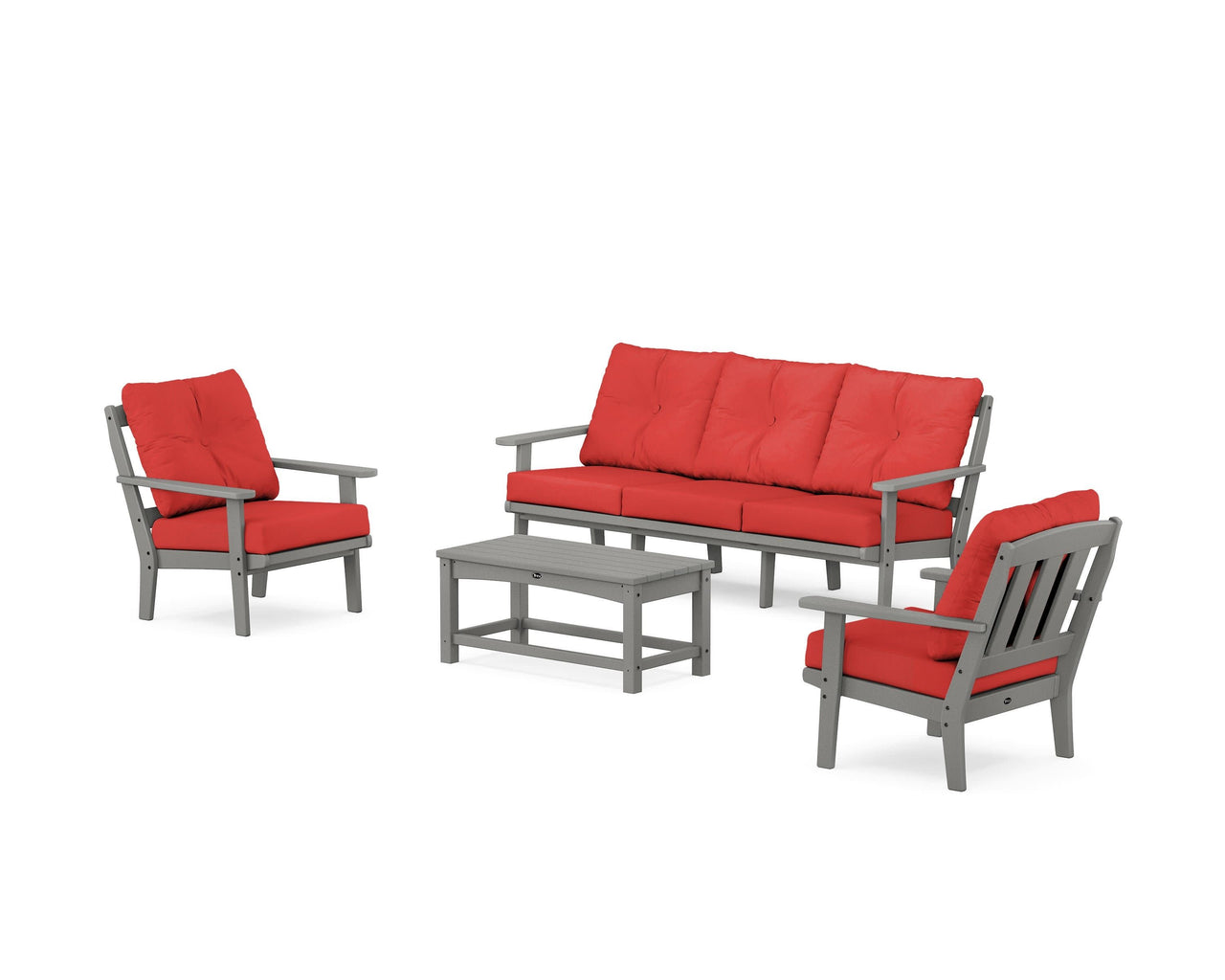 Trex Cape Cod 4-Piece Deep Seating Set with Sofa