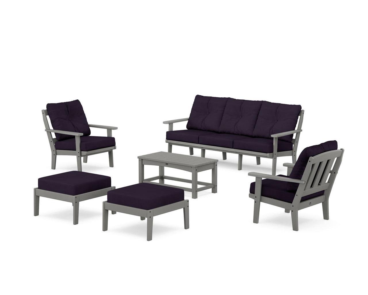 Trex Cape Cod 6-Piece Lounge Sofa Set