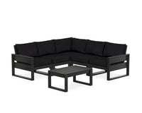 Thumbnail for Trex Eastport 6-Piece Deep Seating Sectional + Coffee Table Set