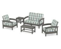 Thumbnail for Trex Rockport Club 6-Piece Deep Seating Conversation Set