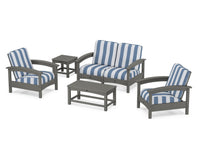 Thumbnail for Trex Rockport Club 6-Piece Deep Seating Conversation Set