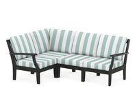Thumbnail for Trex Yacht Club Modular 4-Piece Deep Seating Set