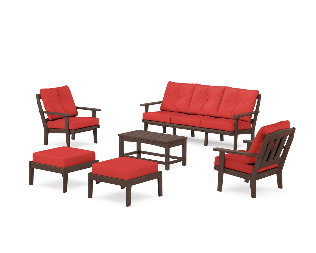 Trex Cape Cod 6-Piece Lounge Sofa Set