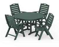 Thumbnail for Trex Yacht Club Highback 5-Piece Round Dining Set