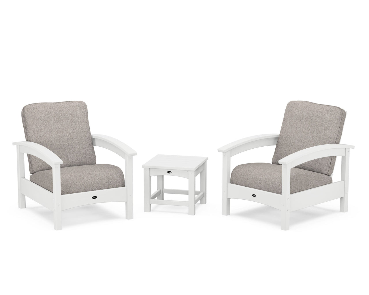 Trex Rockport Club 3-Piece Deep Seating Conversation Set