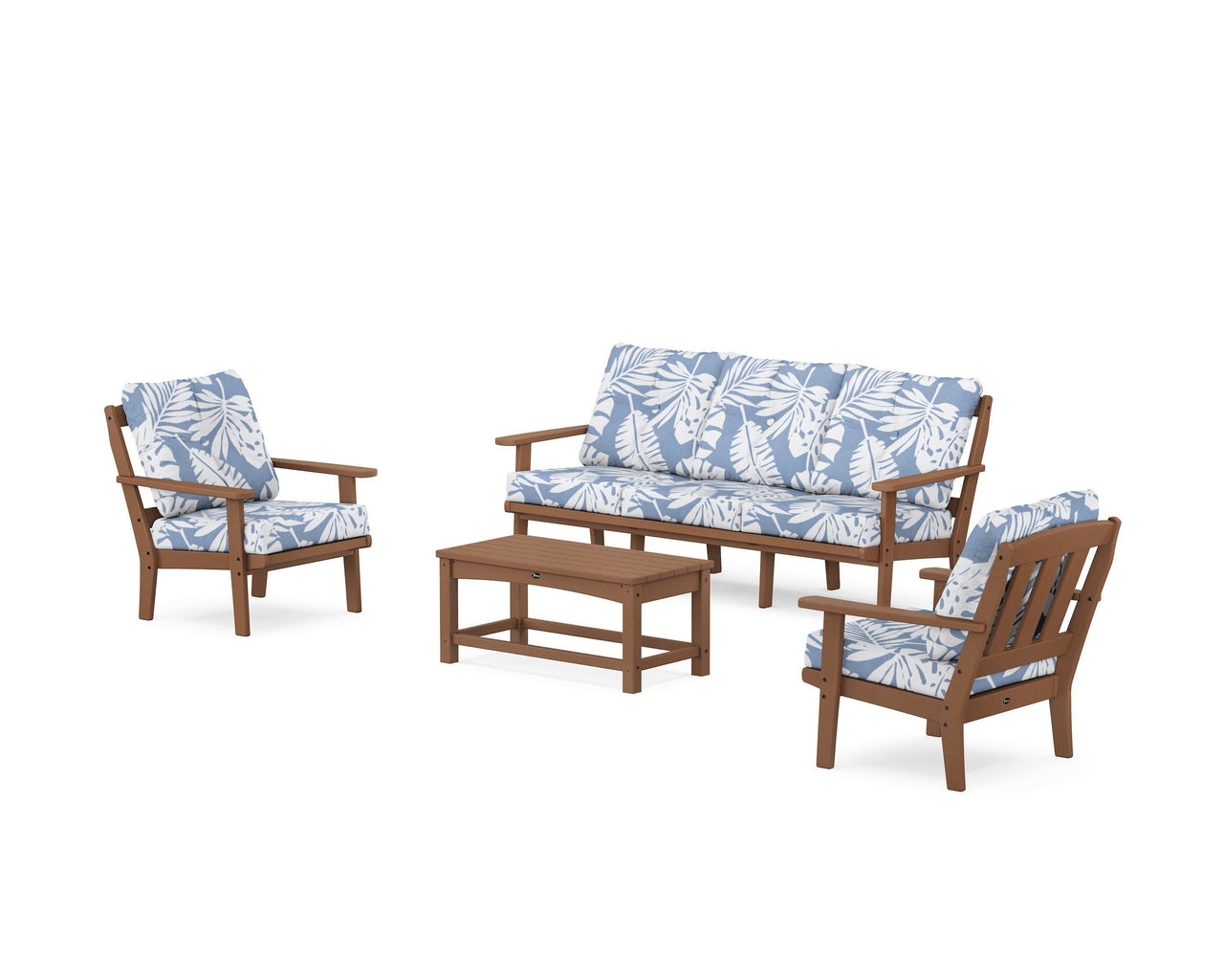 Trex Cape Cod 4-Piece Deep Seating Set with Sofa