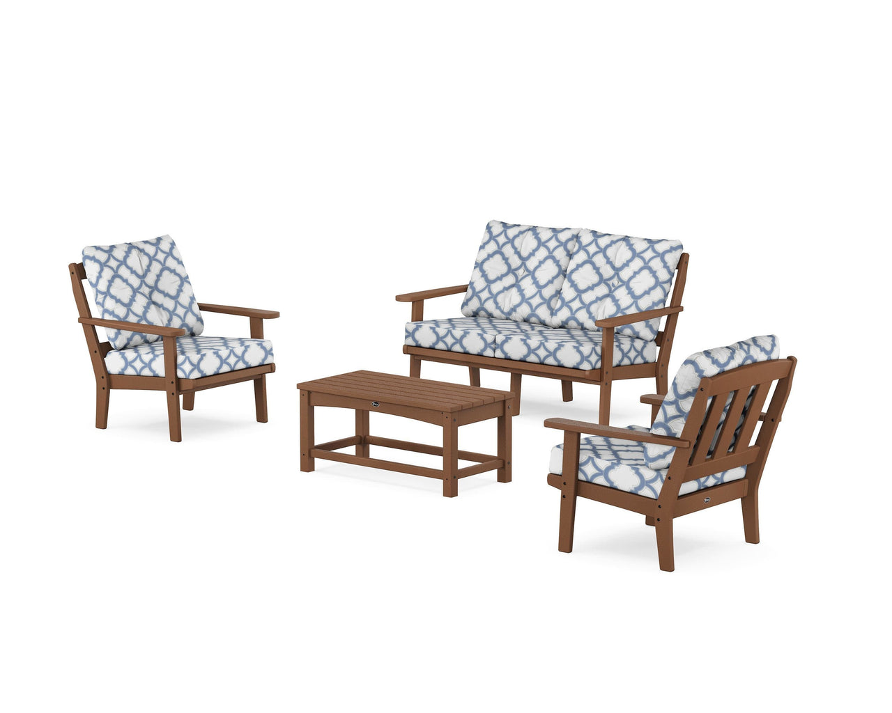 Trex Cape Cod 4-Piece Deep Seating Set with Loveseat
