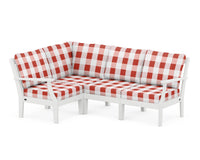 Thumbnail for Trex Yacht Club Modular 4-Piece Deep Seating Set