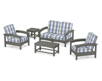 Thumbnail for Trex Rockport Club 6-Piece Deep Seating Conversation Set