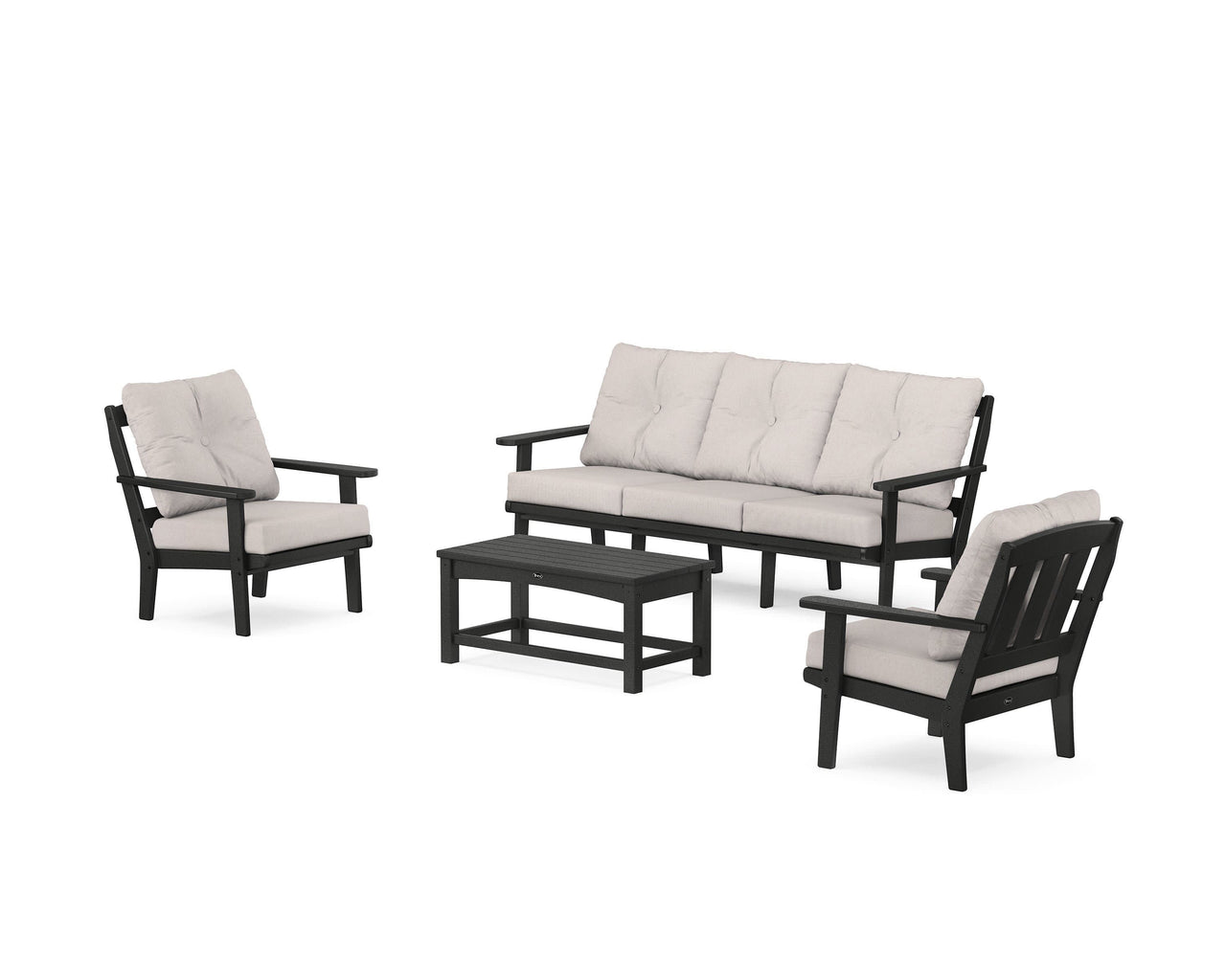 Trex Cape Cod 4-Piece Deep Seating Set with Sofa