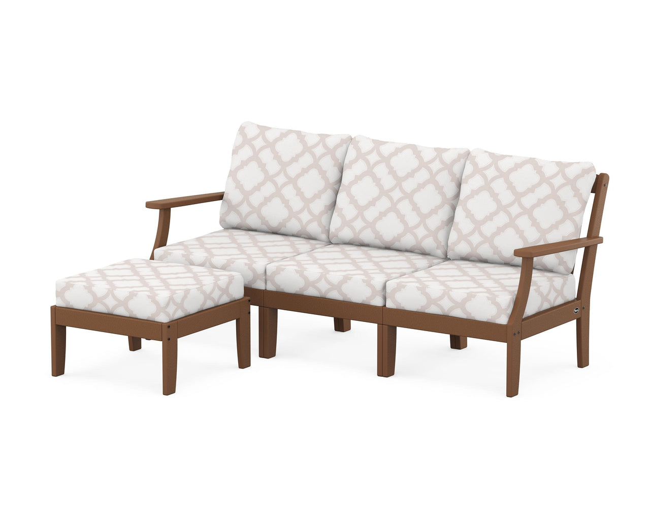 Trex Yacht Club Modular 4-Piece Deep Seating Set with Ottoman