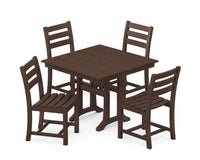 Thumbnail for Trex Monterey Bay 5-Piece Farmhouse Trestle Side Chair Dining Set