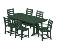 Thumbnail for Trex Monterey Bay 7-Piece Farmhouse Trestle Dining Set