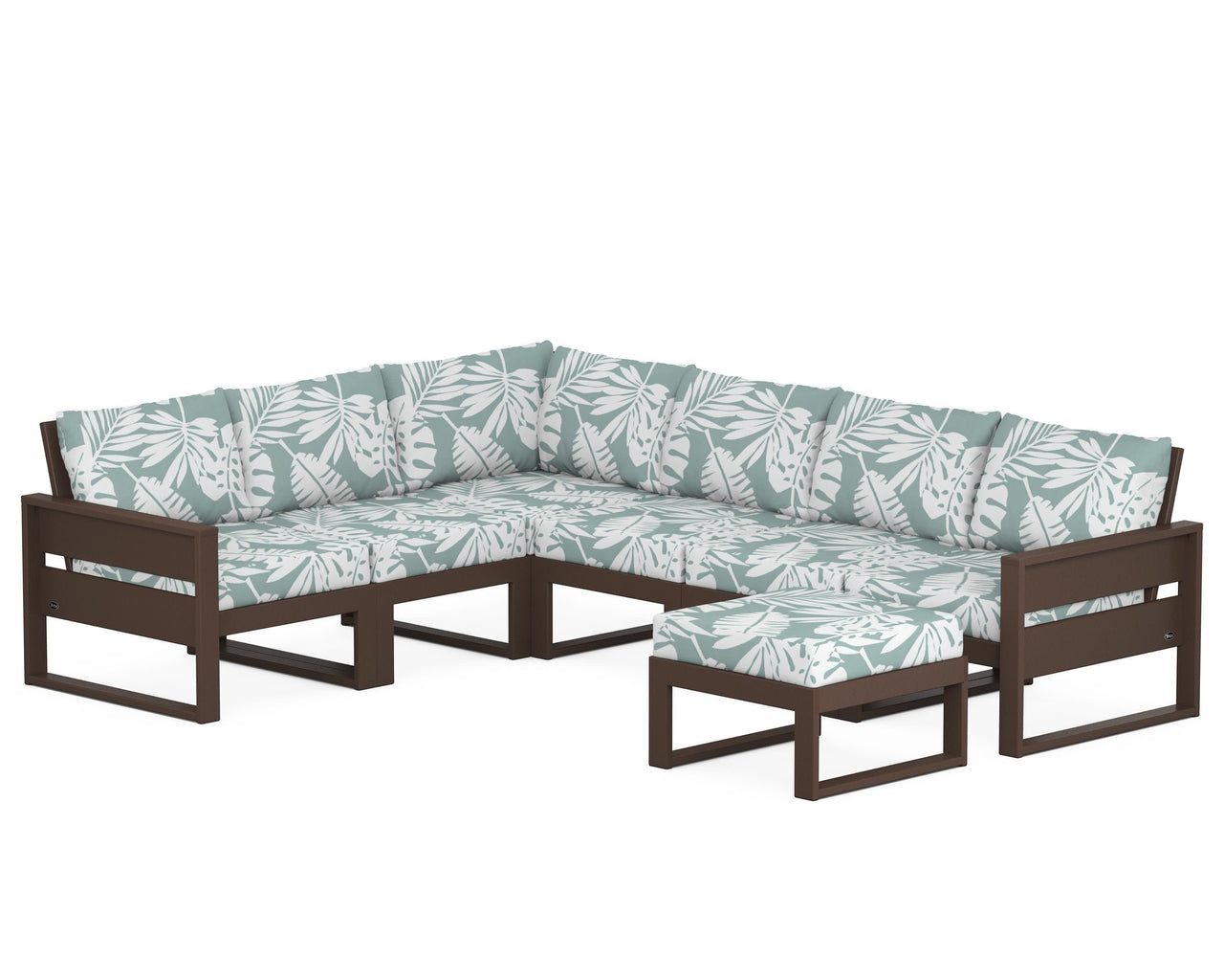 Trex Eastport 6-Piece Sectional with Ottoman
