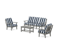 Thumbnail for Trex Cape Cod 4-Piece Deep Seating Set with Sofa